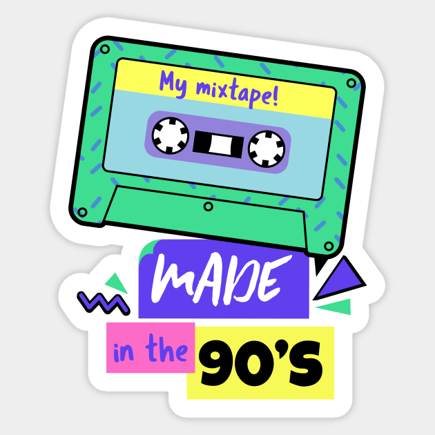 Made in the 90's - 90's Gift Sticker by WizardingWorld